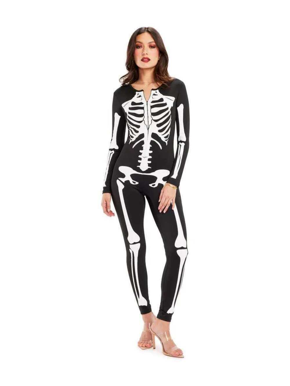NWT Tipsy Elves Women's Skeleton Bodysuit Costume Size Small